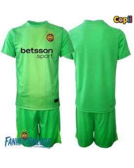 Inter Milan Portarii Echipament de Fotbal Replică 2025-26 Copii Treilea (+ Șorturi)